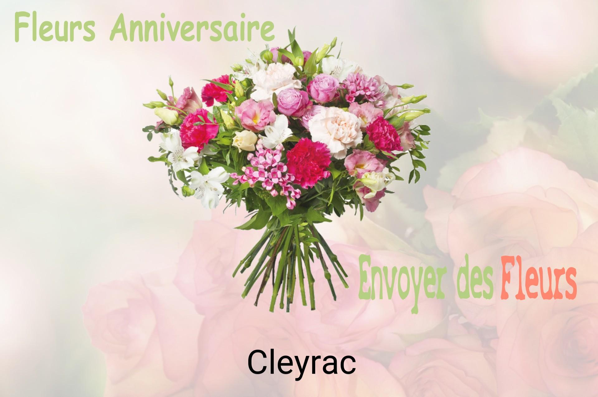 Bouquet de fleurs d’anniversaire livré à Cleyrac