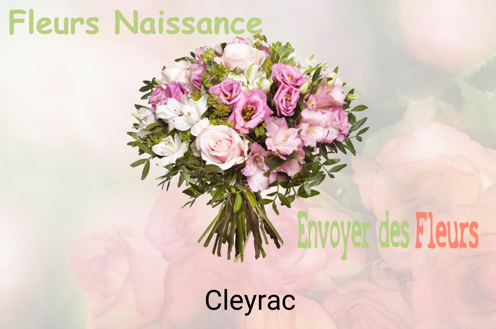 Bouquet de fleurs de naissance livré à Cleyrac