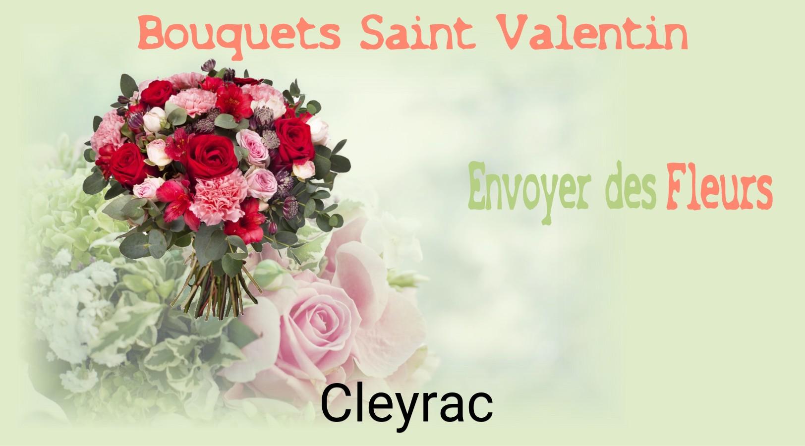 Roses de Saint-Valentin livrées à Cleyrac